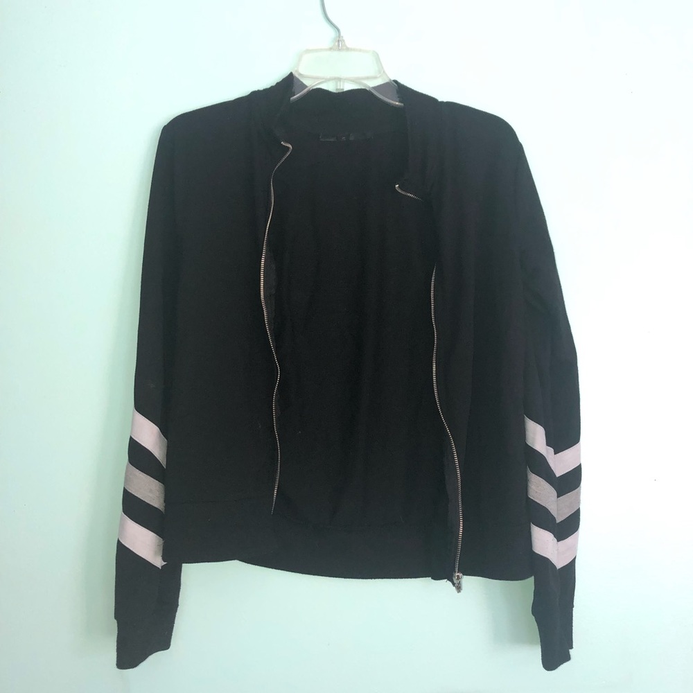 Almost Famous brand black zip up sweatshirt